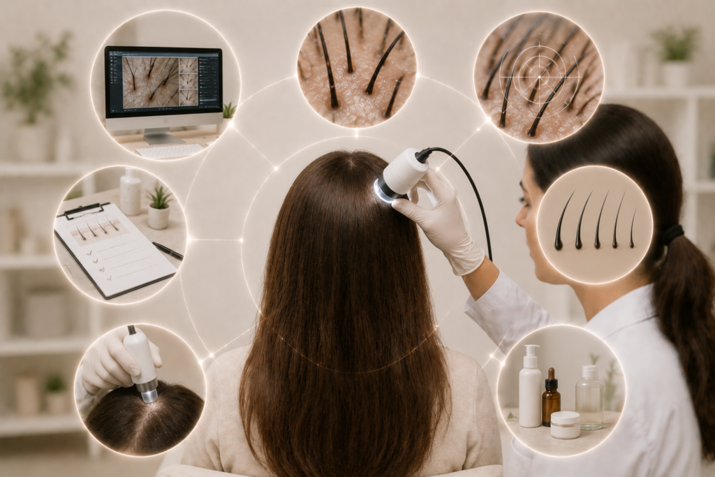 diagnostyka skóry głowy Poznań